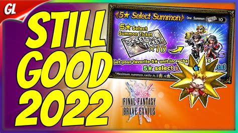 Updating the Five Star Select Summon Ticket pool was a generous move by the developers, though not all . . Ffbe best 5 star select summon 2022